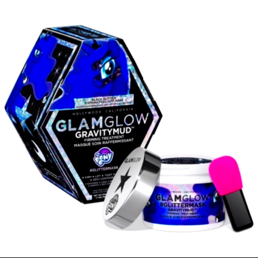 GlamGlow My LITTLE Pony GLITTER Mask! 💕 🖤